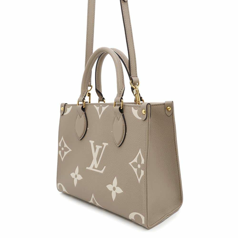 ルイヴィトン ハンドバッグ モノグラム・アンプラント ジャイアント オンザゴーPM M45779 バイカラー 2way