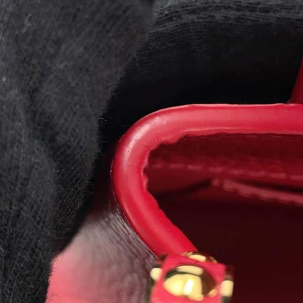 ルイヴィトン ハンドバッグ トリヨンレザー カプシーヌMINI M56845 2way レッド