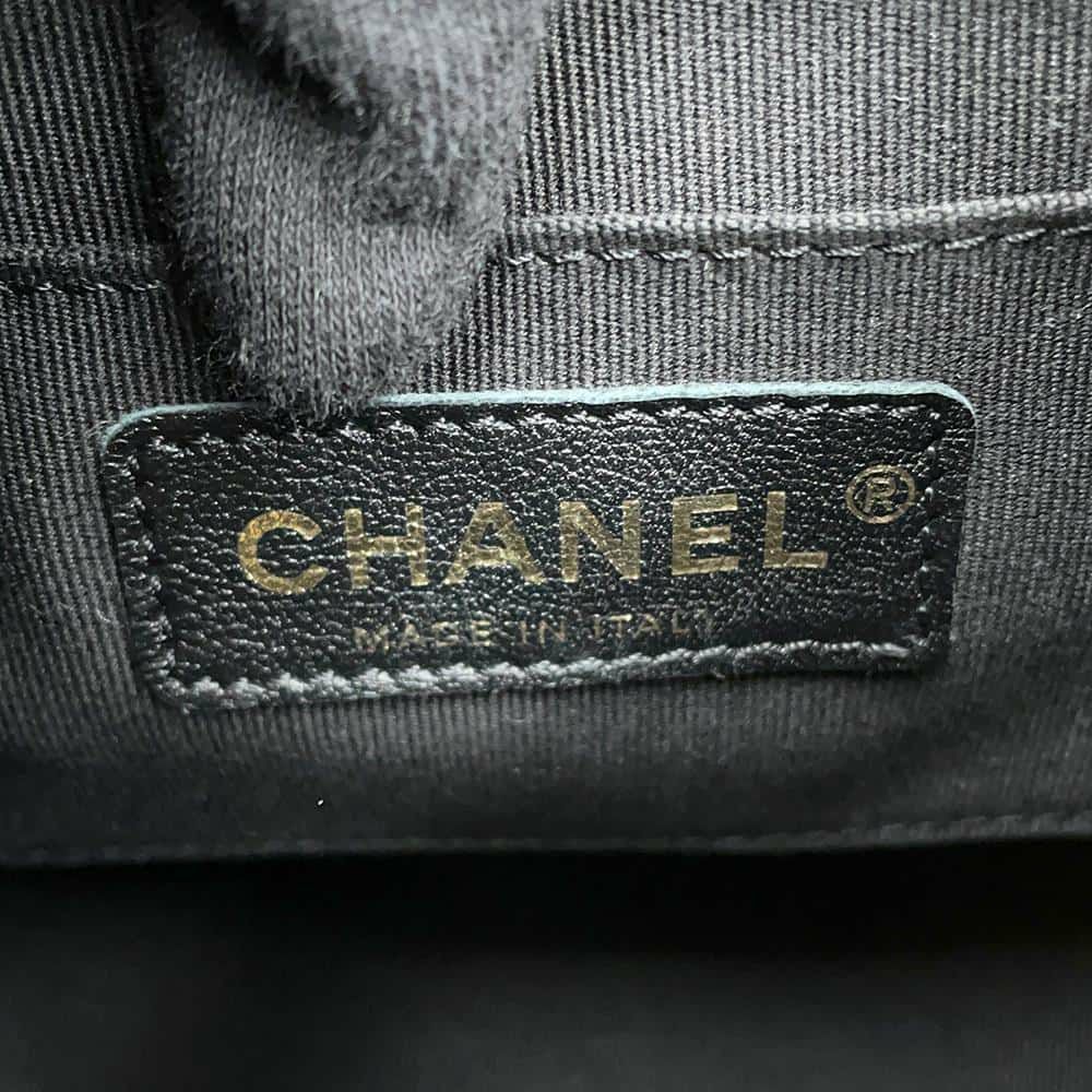 シャネル リュック マトラッセ ココマーク スモール ラムスキン AS3787 CHANEL バックパック 黒