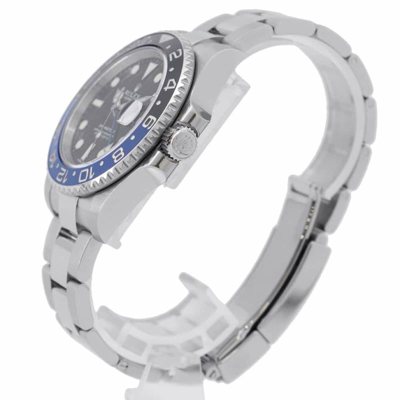 ロレックス GMTマスター2 デイト ランダムシリアル ルーレット 116710BLNR ROLEX 腕時計 黒文字盤