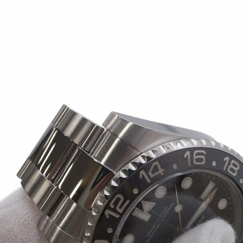 ロレックス GMTマスター2 デイト ランダムシリアル ルーレット 116710LN ROLEX 腕時計 黒文字盤