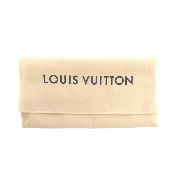 ルイヴィトン 長財布 ラムレザー ジッピー・ウォレット M82642 LOUIS VUITTON ネイビー/グリーン