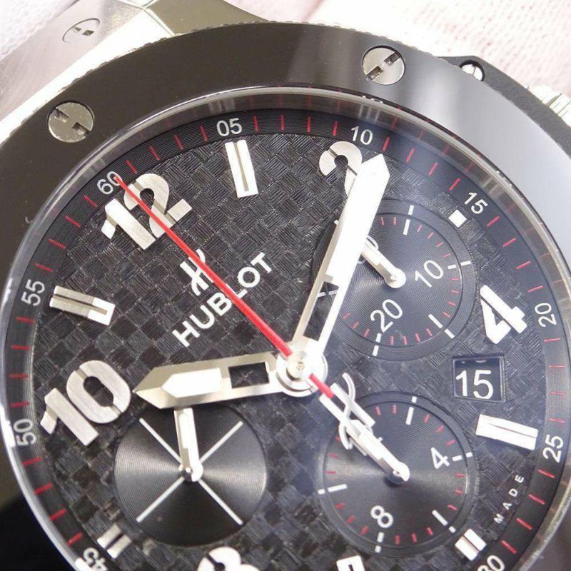 ウブロ ビッグバン スチール セラミック 301.SB.131.RX HUBLOT 腕時計 黒文字盤
