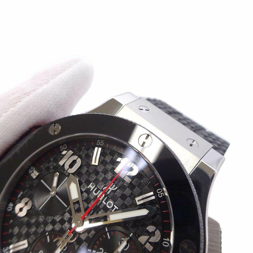 ウブロ ビッグバン スチール セラミック 301.SB.131.RX HUBLOT 腕時計 黒文字盤
