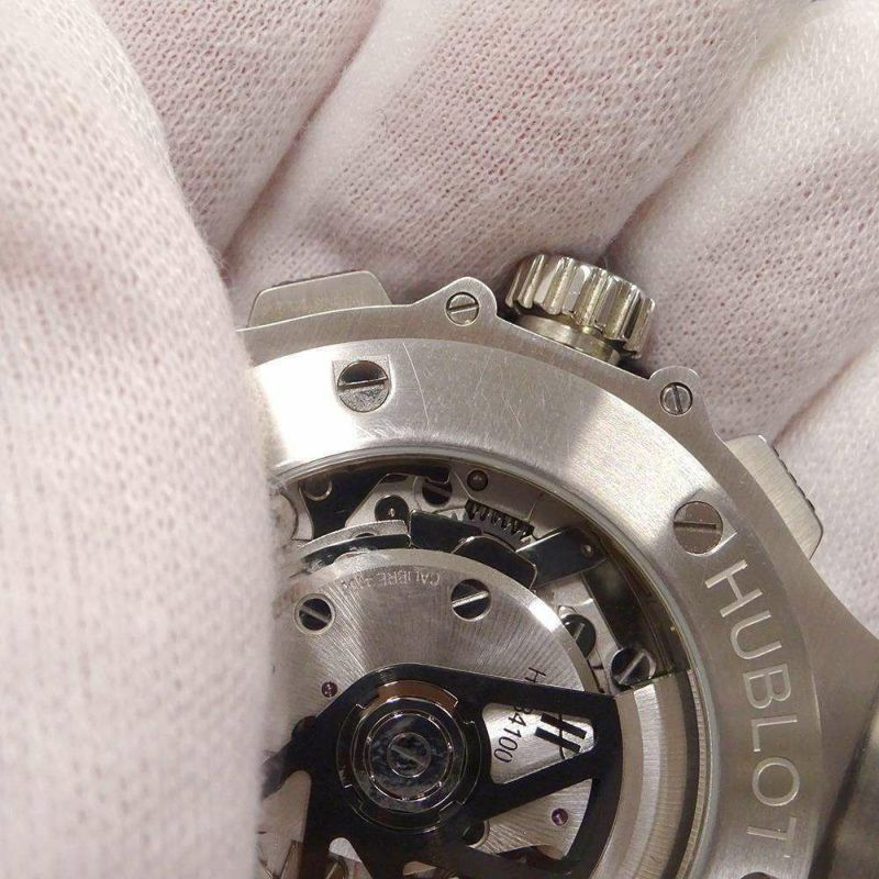 ウブロ ビッグバン スチール セラミック 301.SB.131.RX HUBLOT 腕時計 黒文字盤