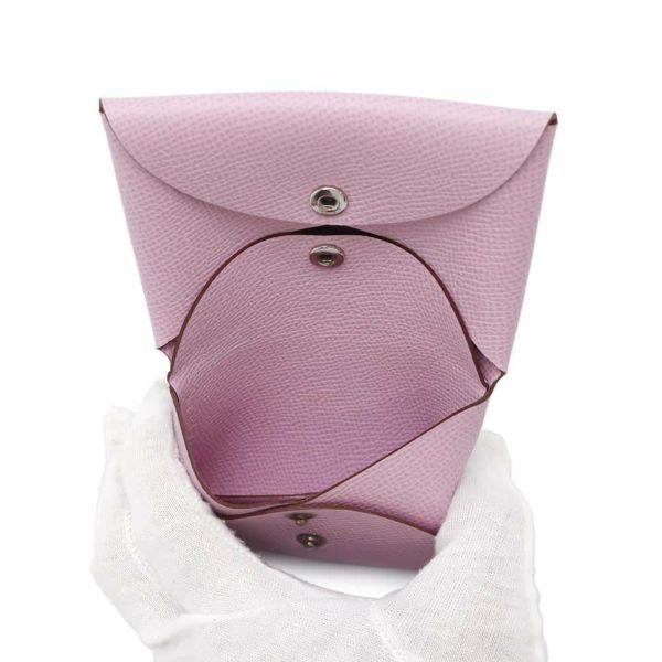 エルメス コインケース カルヴィデュオ モーヴシルベストル/シルバー金具 エプソン U刻印