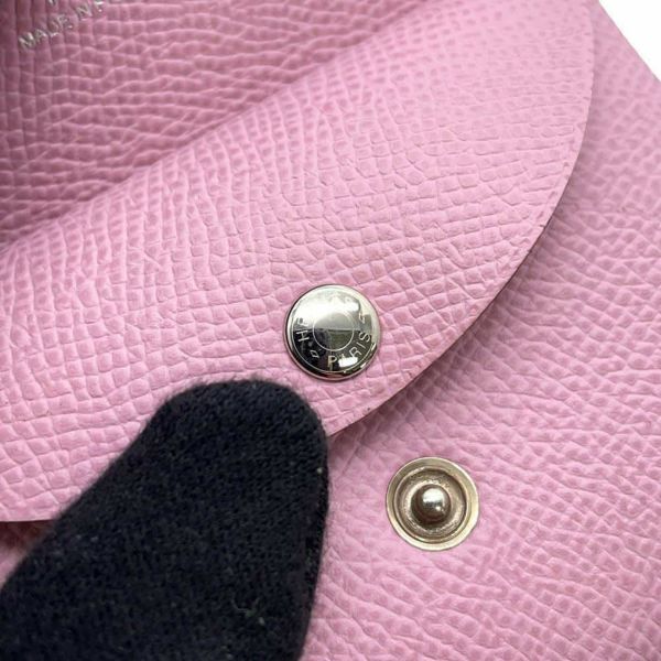 エルメス コインケース カルヴィデュオ モーヴシルベストル/シルバー金具 エプソン U刻印