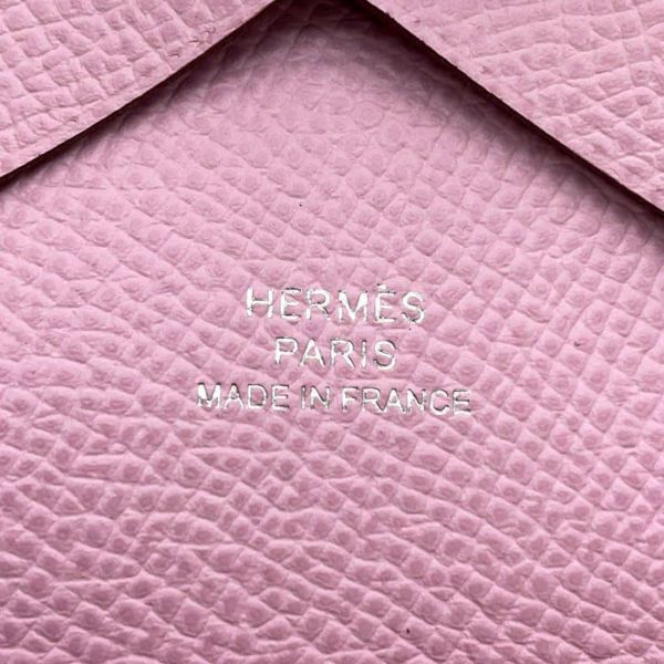 エルメス コインケース カルヴィデュオ モーヴシルベストル/シルバー金具 エプソン U刻印