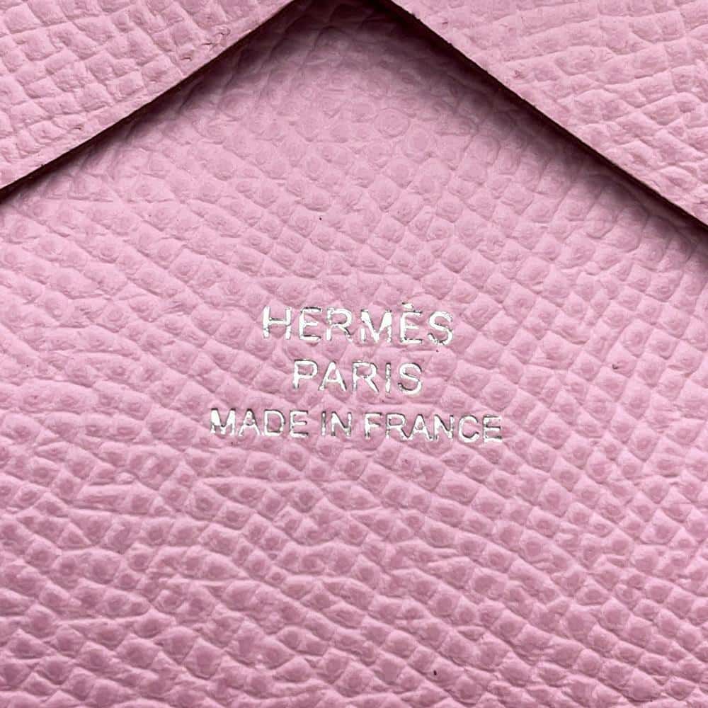 エルメス コインケース カルヴィデュオ モーヴシルベストル/シルバー金具 エプソン U刻印