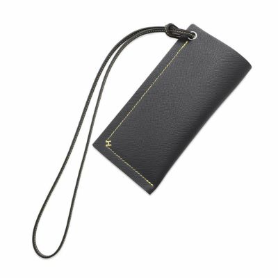 エルメスのケース HERMES エルメス カードケース Porte-Car tes Hセリエ 7CC グリ