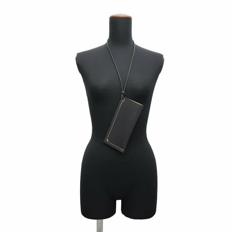 エルメス メガネケース Hセリエ ヴェルソ ブラック/ジョーヌナプル エプソン W刻印 HERMES ポーチ 黒