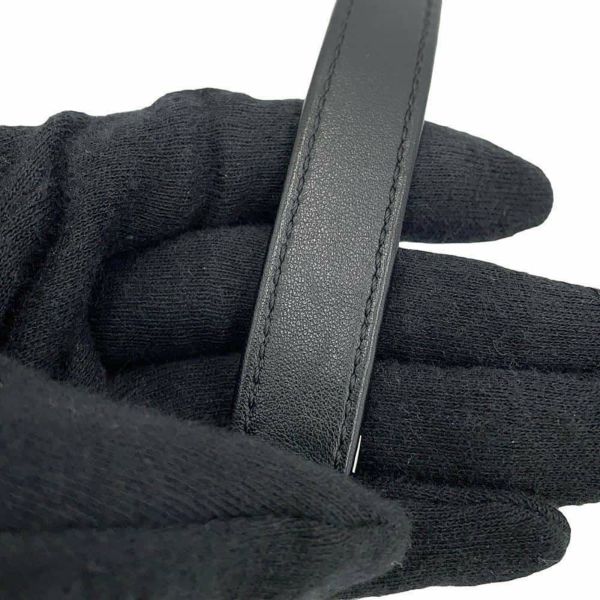 シャネル チェーンショルダーバッグ CCフィリグリー バニティバッグ キャビアスキン A93342 CHANEL 黒 白