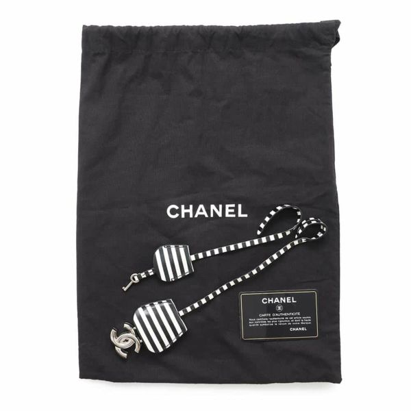 シャネル チェーンショルダーバッグ CCフィリグリー バニティバッグ キャビアスキン A93342 CHANEL 黒 白