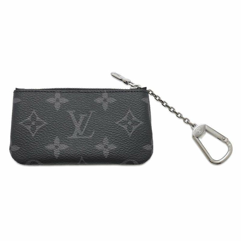 ルイヴィトン コインケース モノグラム・エクリプス リバース ポシェット・クレ M80905 黒 ブラック