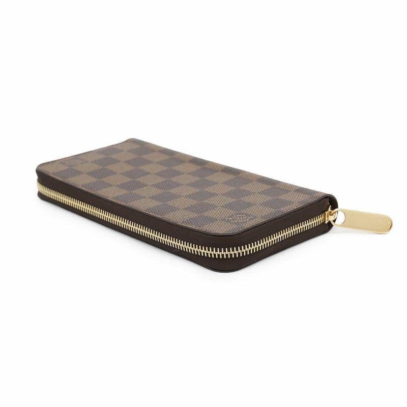 ルイヴィトン 長財布 ダミエ・エベヌ ジッピー・ウォレット N41661 LOUIS VUITTON