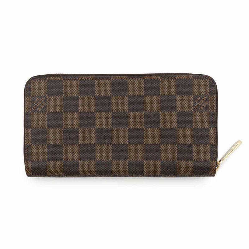 ルイヴィトン 長財布 ダミエ・エベヌ ジッピー・ウォレット N41661 LOUIS VUITTON
