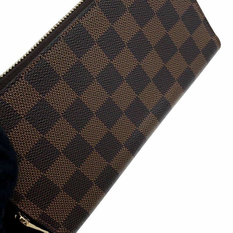 ルイヴィトン 長財布 ダミエ・エベヌ ジッピー・ウォレット N41661 LOUIS VUITTON