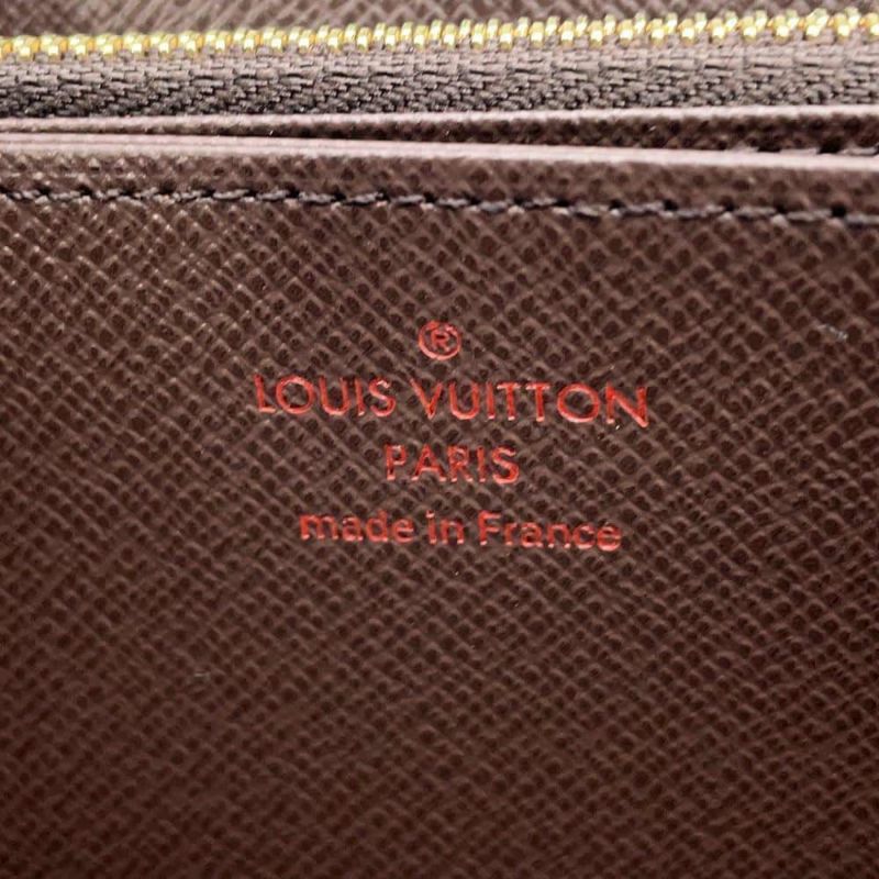 ルイヴィトン 長財布 ダミエ・エベヌ ジッピー・ウォレット N41661 LOUIS VUITTON