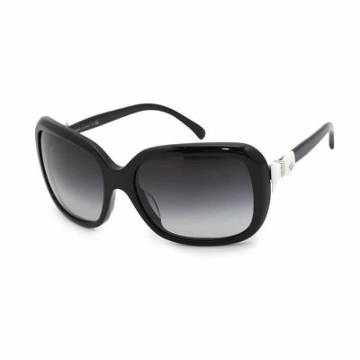 シャネル サングラス ココマーク サイドリボン サイズ60□17 135 5171-A CHANEL アイウェア 黒 安心保証