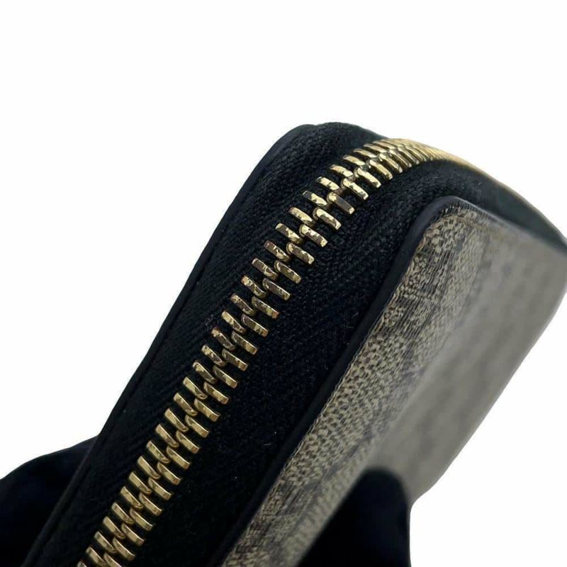 グッチ 長財布 GGスプリーム 410102 GUCCI ラウンドファスナー ロングウォレット