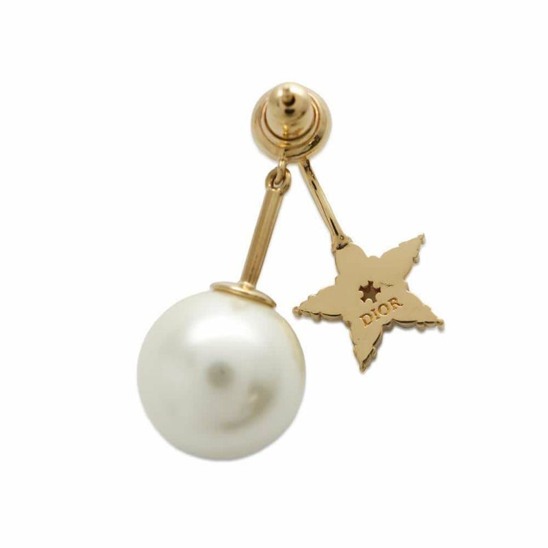 クリスチャン・ディオール シングルピアス トライバル フェイクパール ラインストーン Christian Dior アクセサリー