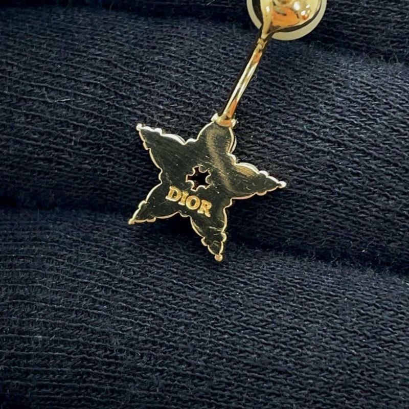 クリスチャン・ディオール シングルピアス トライバル フェイクパール ラインストーン Christian Dior アクセサリー