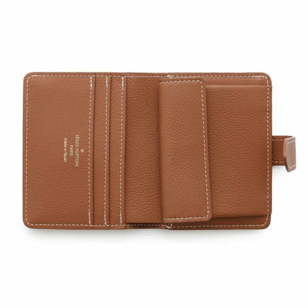 ルイヴィトン 二つ折り財布 カーフレザー ポルトフォイユ・ロウキー・コンパクト M12148 LOUIS VUITTON