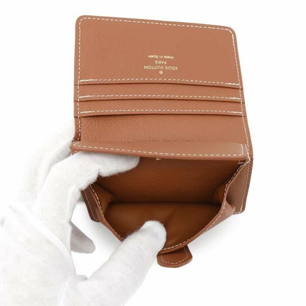 ルイヴィトン 二つ折り財布 カーフレザー ポルトフォイユ・ロウキー・コンパクト M12148 LOUIS VUITTON