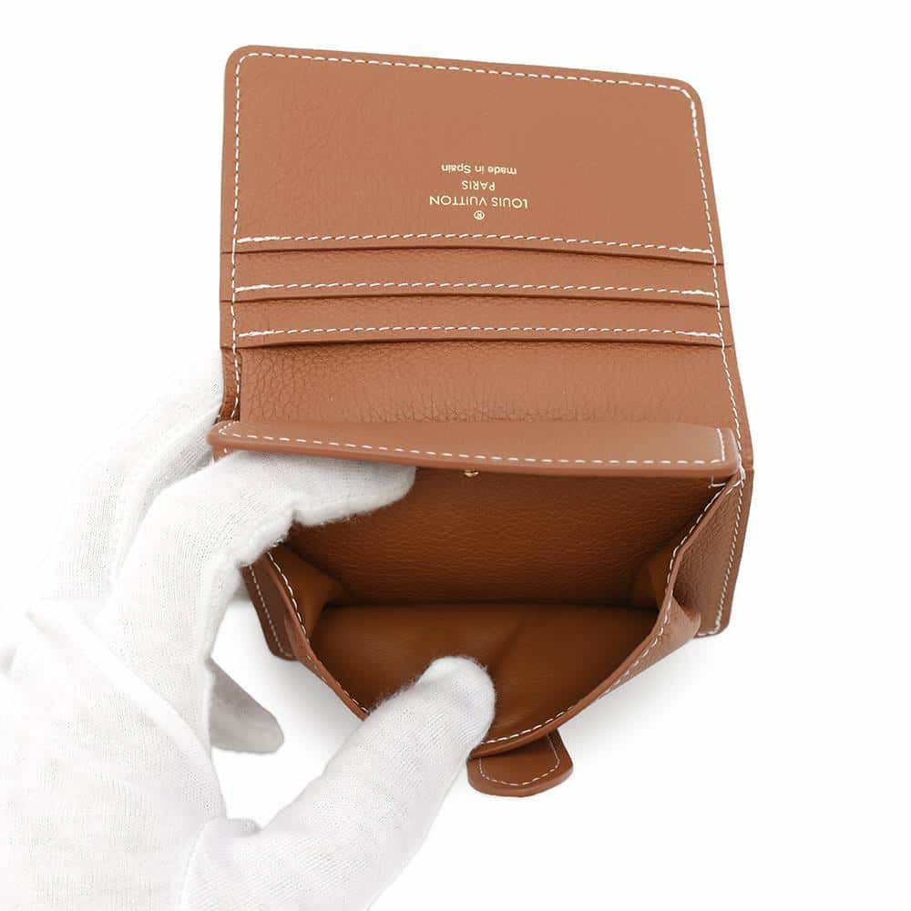 ルイヴィトン 二つ折り財布 カーフレザー ポルトフォイユ・ロウキー・コンパクト M12148 LOUIS VUITTON