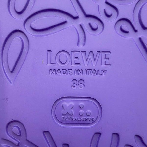 ロエベ サンダル フォームスライド バブルソング ラバー レディースサイズ38 L616S03X02 LOEWE 靴