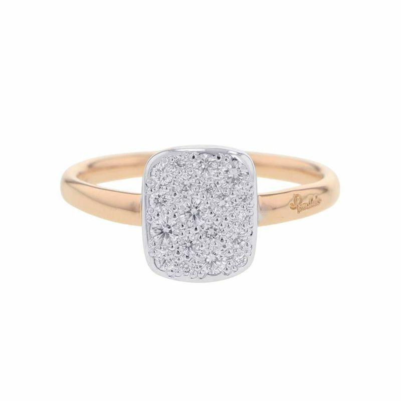 ポメラート リング サッビア ダイヤモンド19P 0.29ct K18PG リングサイズ53 PAB9032_O7000_DB000