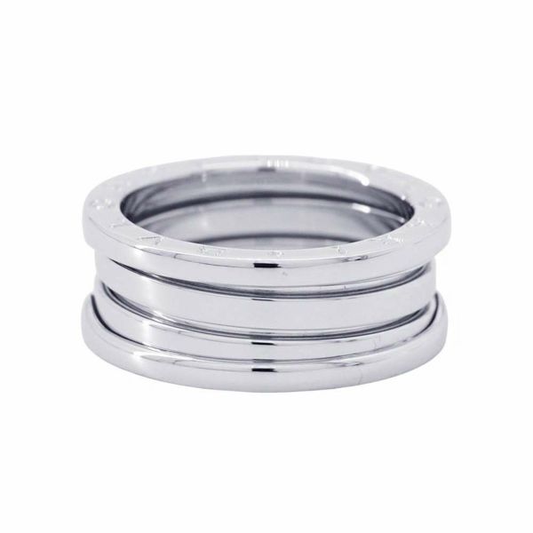 ブルガリ リング ビーゼロワン B-zero1 2バンド K18WGホワイトゴールド リングサイズ57 指輪 ジュエリー