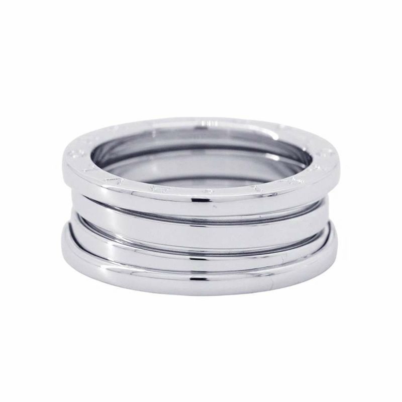 ブルガリ リング ビーゼロワン B-zero1 2バンド K18WGホワイトゴールド リングサイズ57 指輪 ジュエリー