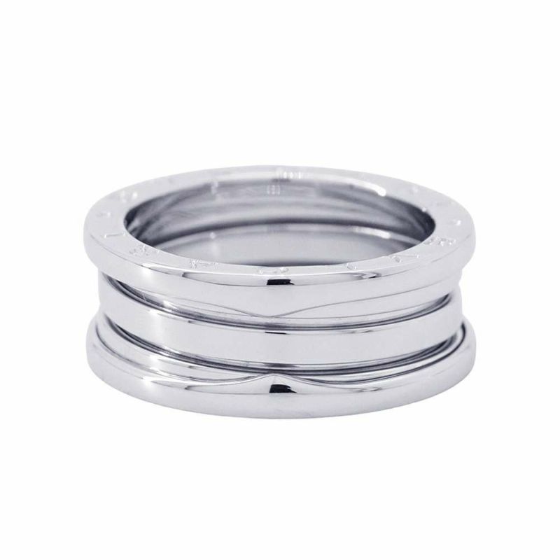 ブルガリ リング ビーゼロワン B-zero1 2バンド K18WGホワイトゴールド リングサイズ57 指輪 ジュエリー