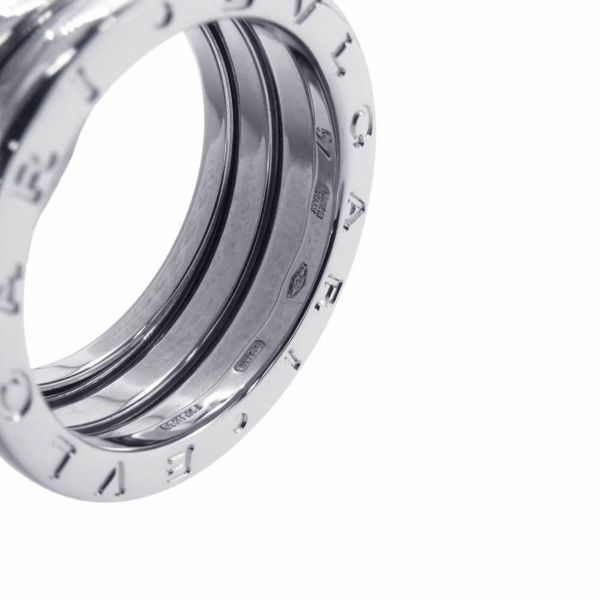 ブルガリ リング ビーゼロワン B-zero1 2バンド K18WGホワイトゴールド リングサイズ57 指輪 ジュエリー