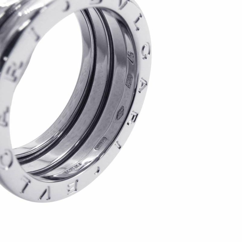 ブルガリ リング ビーゼロワン B-zero1 2バンド K18WGホワイトゴールド リングサイズ57 指輪 ジュエリー