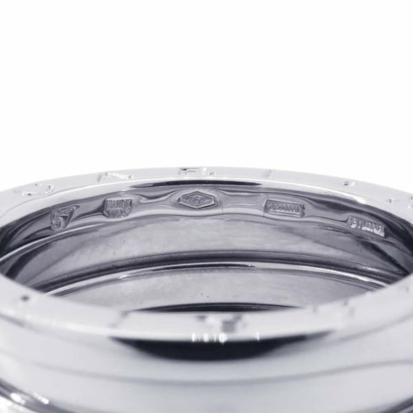 ブルガリ リング ビーゼロワン B-zero1 2バンド K18WGホワイトゴールド リングサイズ57 指輪 ジュエリー