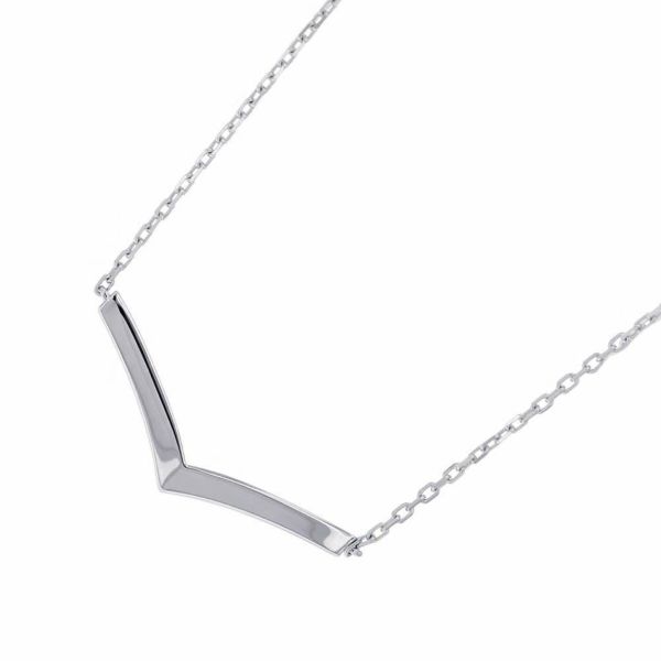 ショーメ ネックレス ジョゼフィーヌ コレクション エグレット ペンダント ダイヤモンド19P 0.26ct K18WG 084965