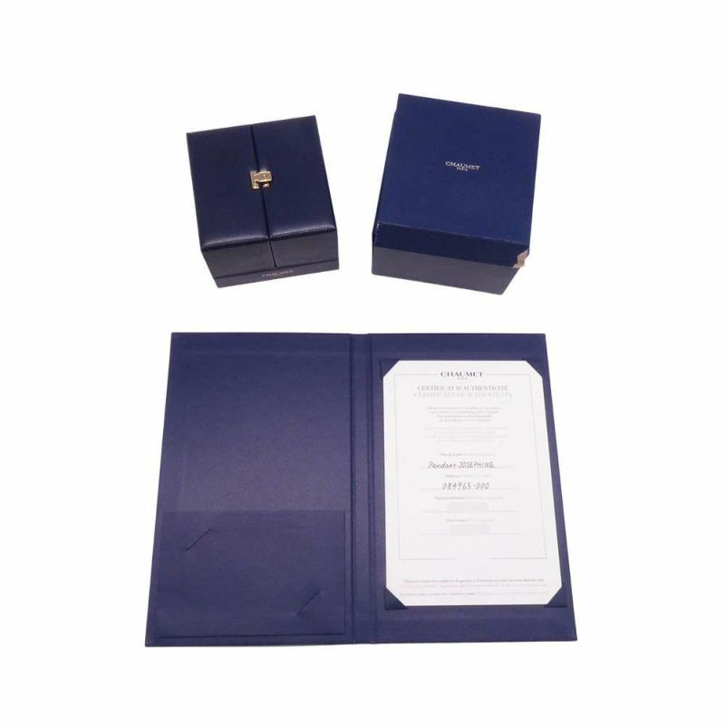 ショーメ ネックレス ジョゼフィーヌ コレクション エグレット ペンダント ダイヤモンド19P 0.26ct K18WG 084965