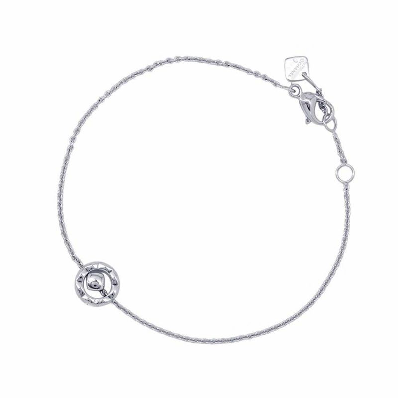 シャネル ブレスレット ココクラッシュ コレクション ダイヤモンド 1P 0.03ct K18WG J12304 CHANEL ジュエリー