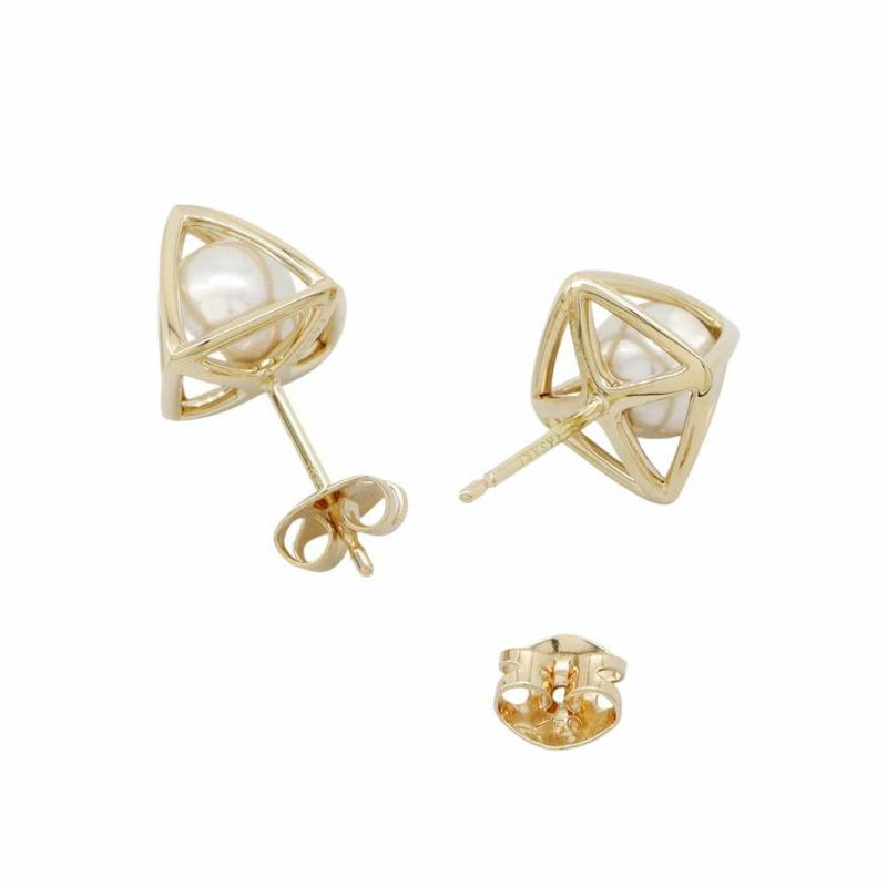 タサキ ピアス リファインド リベリオンネオ ピアス あこや真珠 K18YGイエローゴールド TASAKI パール ジュエリー