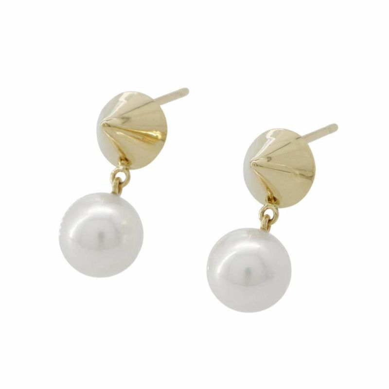 タサキ ピアス リファインド リベリオン プラス ピアス あこや真珠 K18YGイエローゴールド E-4154-18KYG TASAKI パール ジュエリー