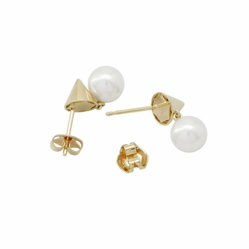 タサキ ピアス リファインド リベリオン プラス ピアス あこや真珠 K18YGイエローゴールド E-4154-18KYG TASAKI パール ジュエリー