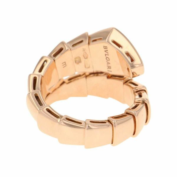 ブルガリ リング セルペンティ ヴァイパー ダイヤモンド 0.53ct K18PGピンクゴールド リングサイズM BVLGARI 指輪 ジュエリー