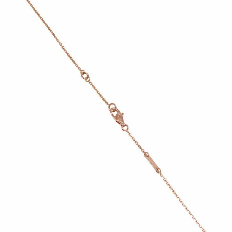 ヴァンクリーフ＆アーペル ネックレス スウィート アルハンブラ ペンダント カーネリアン K18PGピンクゴールド VCARN59M00