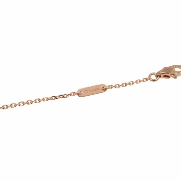 ヴァンクリーフ＆アーペル ネックレス スウィート アルハンブラ ペンダント カーネリアン K18PGピンクゴールド VCARN59M00