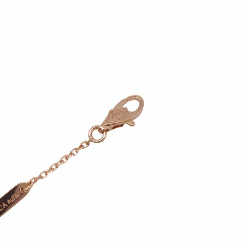 ヴァンクリーフ＆アーペル ネックレス スウィート アルハンブラ ペンダント カーネリアン K18PGピンクゴールド VCARN59M00