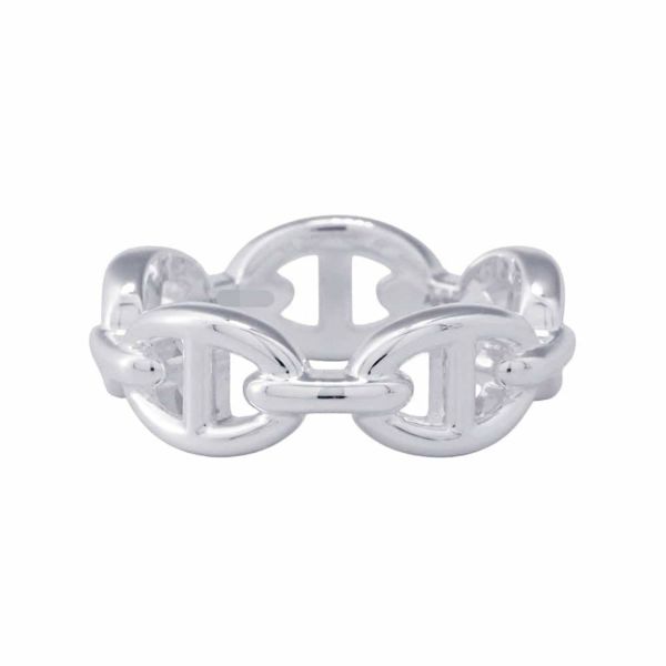 エルメス リング シェーヌダンクル アンシェネPM SV925シルバー リングサイズ54 HERMES ジュエリー 指輪