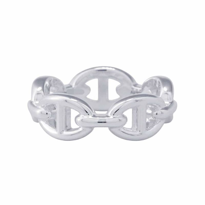 エルメス リング シェーヌダンクル アンシェネPM SV925シルバー リングサイズ54 HERMES ジュエリー 指輪