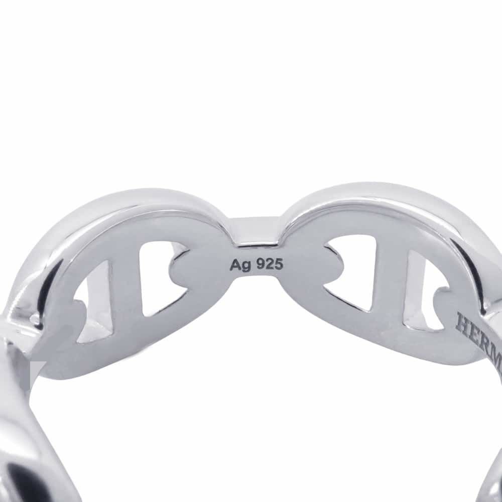 エルメス リング シェーヌダンクル アンシェネPM SV925シルバー リングサイズ54 HERMES ジュエリー 指輪
